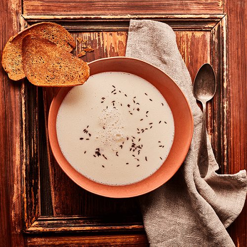 Milchrahmsuppe gekocht vom Gesundheitshotel Moorbad Bad Großpertholz
