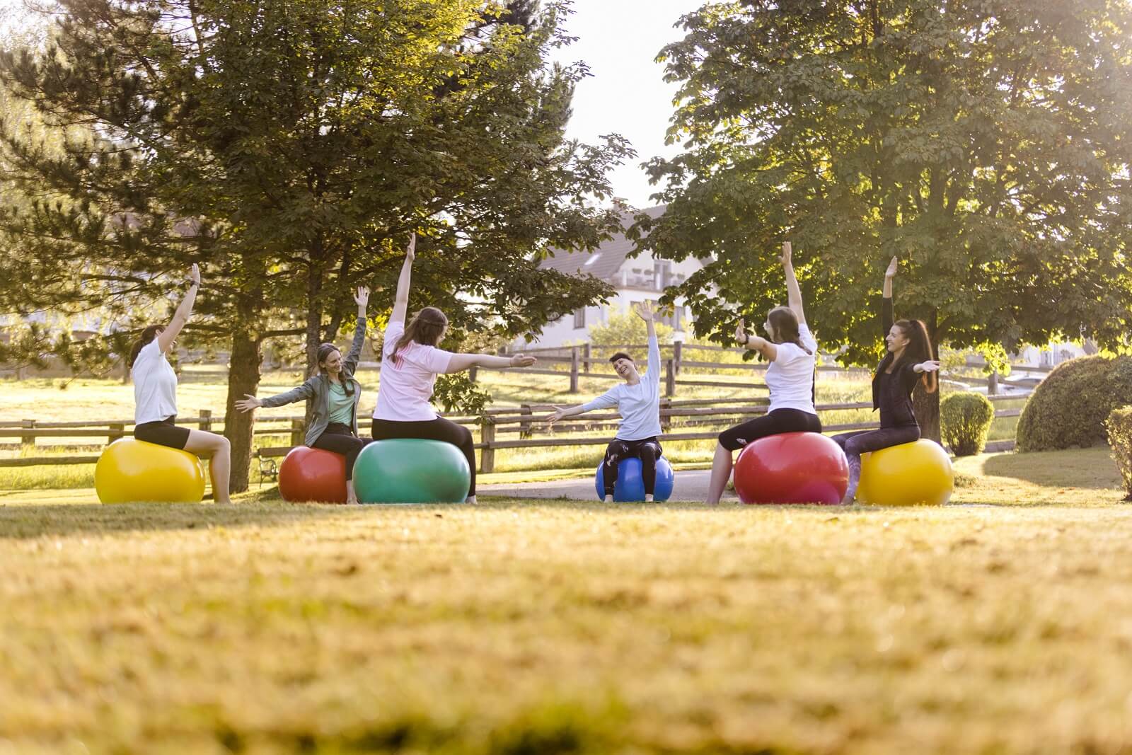 Physiotherapie im Kurpark im Gesundheitshotel Moorbad Bad Großpertholz im Waldviertel